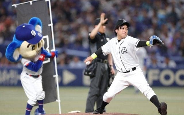 「ガチロッテファンの松蔭寺さんがｗ」中日－巨人の始球式に登場　「今までで一番緊張」ノーバン投球にＳＮＳ沸く