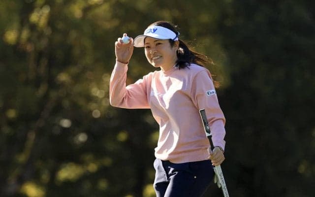 仲宗根澄香が強風攻略して後半組唯一アンダーパー リアクションは…「すご～い！（笑）」