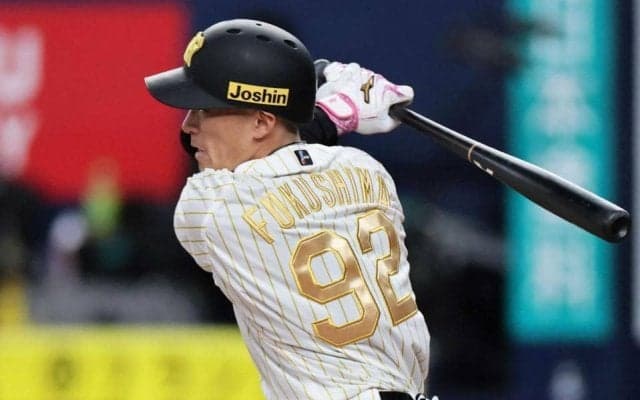 阪神・福島　プロ初打席粘った１３球　３月３０日に支配下入り　凡退も藤川監督「いやぁ、使いたくなるね」
