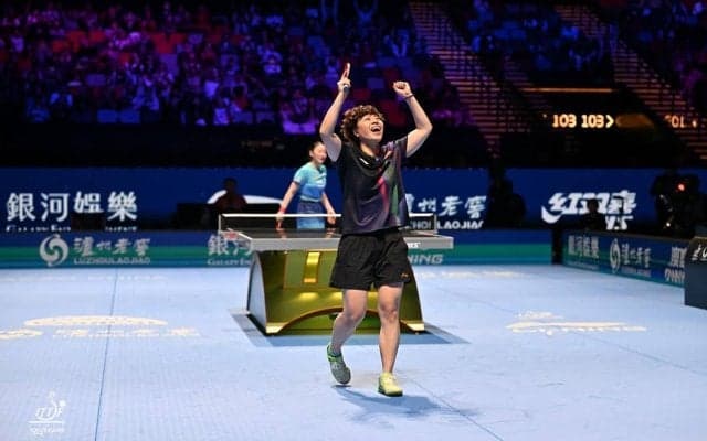 張本美和に“雪辱”の王芸迪は「教科書通りの完璧な戦術遂行力」　世界8位の巧みな戦術光り「リズムを封じ込めた」【ITTF男女ワールドカップ】
