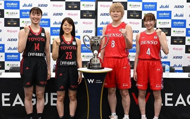 Wリーグ決勝前日会見…トヨタ山本麻衣「必死に勝つ」デンソー髙田真希「チャレンジャーとして挑む」