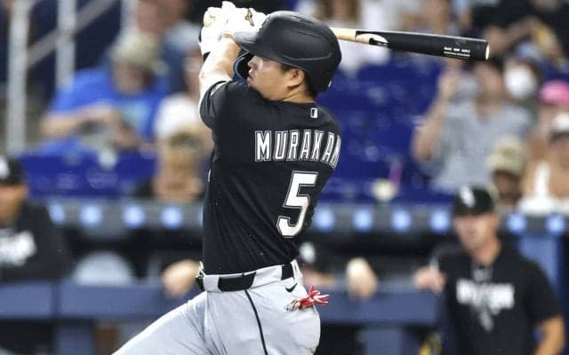 「他球団は後悔し始めている」“三振懸念”を覆す選球眼に米メディア注目　村上宗隆は「問題なく対応している」