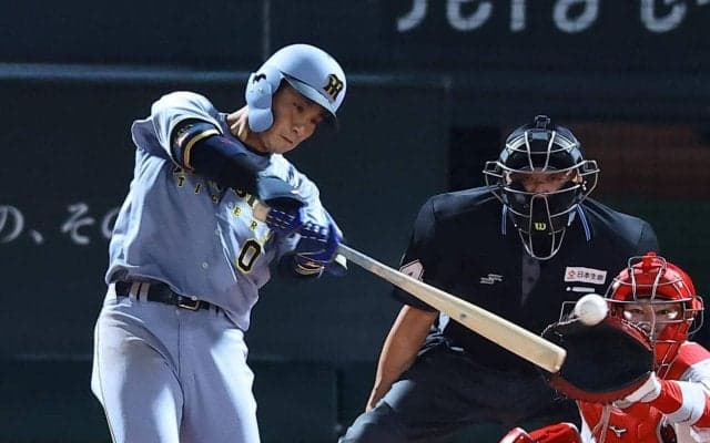 【阪神】木浪聖也また打った！第３打席で左前打　試合前時点で10打数７安打、打率７割の絶好調