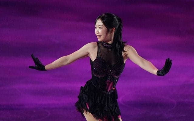 【フィギュア】17歳中井亜美、黒衣装で舞う　演目前には「リンクのアイドル」と紹介も
