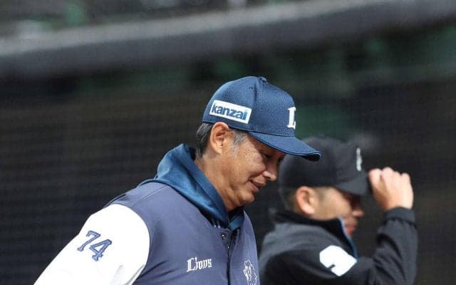 【西武】西口監督初３連敗で最下位転落に表情渋く「ルーキー小島君に引っ張られてるようじゃ…」