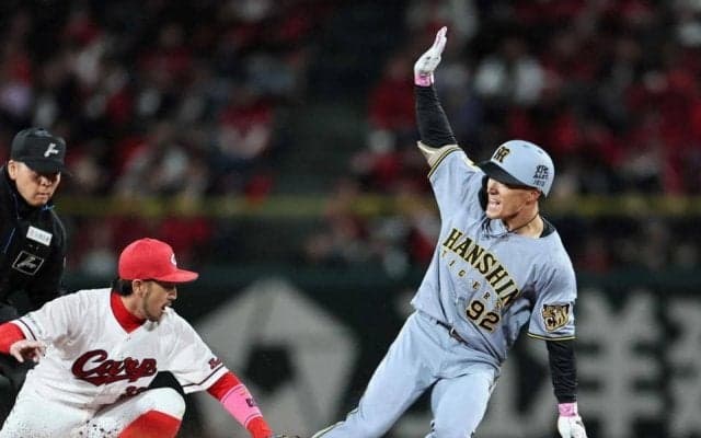 阪神・福島圭音　プロ初安打記念球は「お母さんに渡します」　開幕直後に支配下→抜てき初先発に応えた　