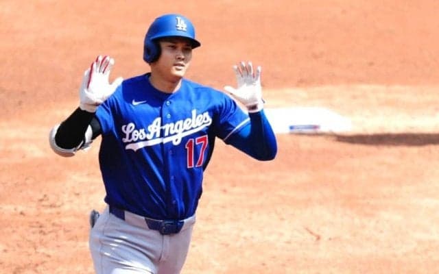 ド軍が13得点大勝　大谷翔平は待望の1号を含む2安打4打点…5HR16安打で打線復活