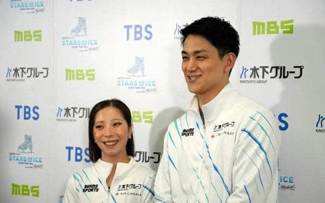 りくりゅう、去就は「もう少し考えたい」　坂本花織らと凱旋ショー