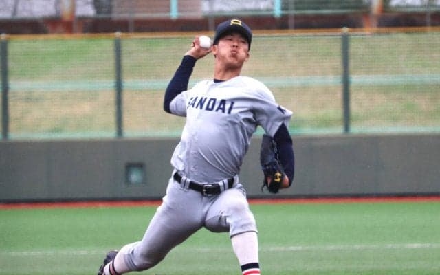 昨秋Ｖ京産大・プロ志望の野原元気が６回４失点　２桁安打で連覇へ好発進