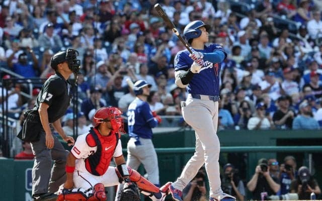 大谷翔平、待望の１発は思い出の「４月３日」ドジャース初弾、８年前のメジャー初本塁打も