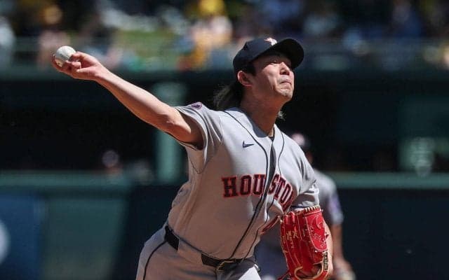 アストロズ今井達也、メジャー初勝利の権利持って降板　６回途中まで３安打無失点９Ｋ好投
