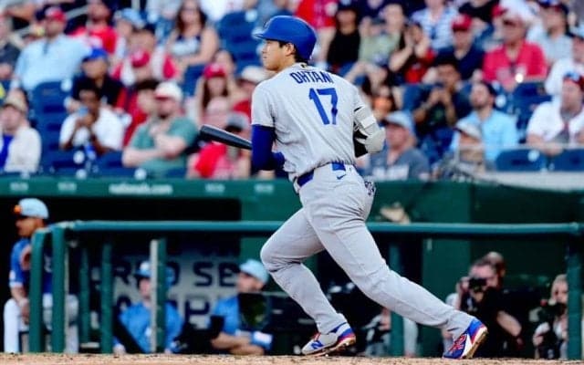 大谷翔平は2試合連続マルチ＆自己新39戦連続出塁　ベッツ負傷交代も…ド軍は2連勝