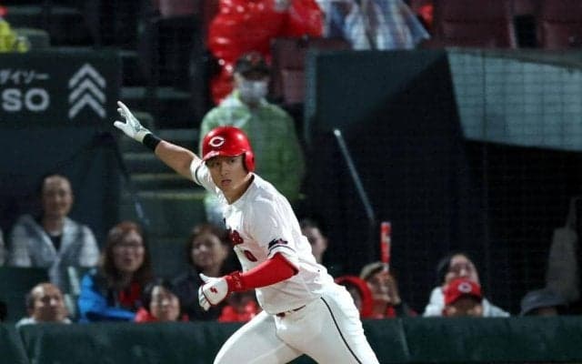 プロ初本塁打の広島・佐々木　少年時代の憧れは中日の２冠王助っ人　突然届いた訃報に英語で「僕の永遠のヒーロー」