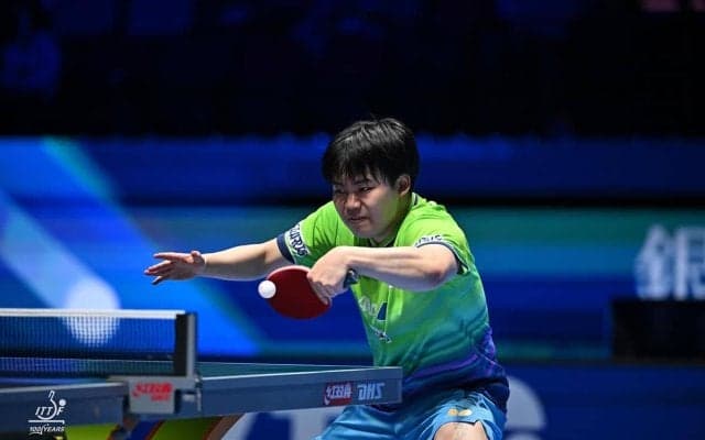 松島輝空、台湾エース・林昀儒とのフルゲーム激闘制す　サウスポー対決に初勝利の18歳が快進撃で優勝に王手【ITTF男女ワールドカップ】