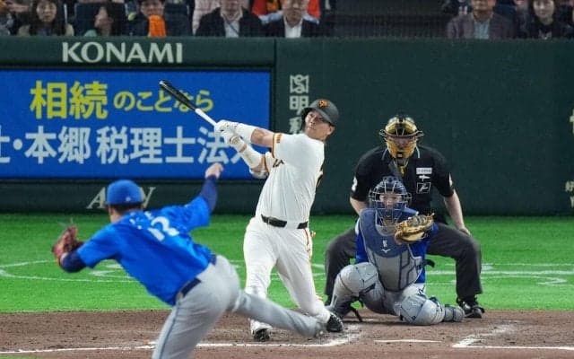 【巨人】逆転勝利でカード勝ち越し　代打大城卓三が１号３ラン　先発井上温大が７回１失点