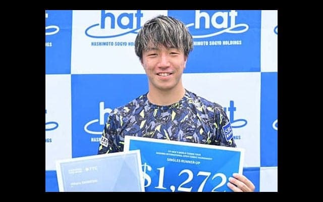  白石光 ストレート負けで準V 