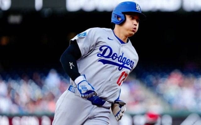 大谷翔平が特大2号＆決勝犠飛　40戦連続出塁は日本人2位タイ…ド軍5点差逆転で3連勝
