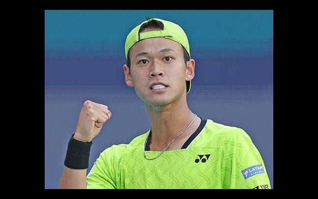  坂本怜 ストーレート勝ちで初戦突破 
