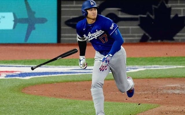 大谷翔平が2戦連発3号、ド軍2桁得点で4連勝　日本人2位の41試合連続出塁も…岡本和真は2安打