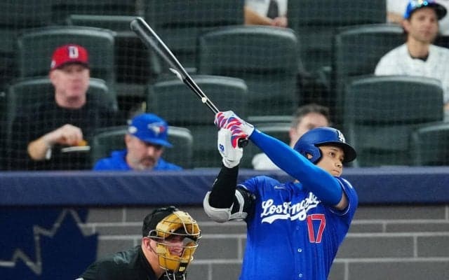 大谷翔平、左腕の内角低めボール球を３号「すごいとしか言いようがない…」NHK解説も驚き