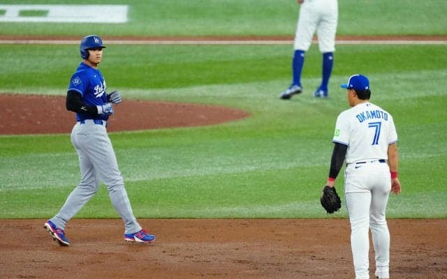 ドジャース今季最多14得点で大勝　大谷翔平３号含む２安打で41試合連続出塁、岡本和真もマルチ