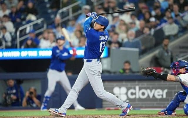 大谷翔平が2戦連続の3号本塁打　ドジャースがブルージェイズに大勝