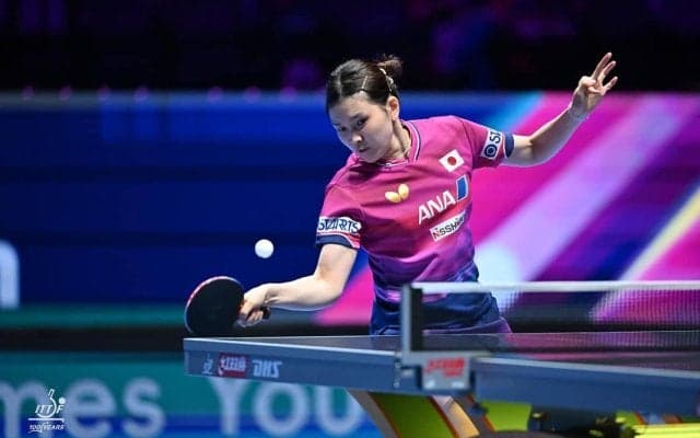 張本美和が6位、伊藤美誠が10位　W杯8強入りの橋本帆乃香が14位　上位は孫穎莎ら中国勢がトップ3維持｜卓球女子世界ランキング（2026年第15週）