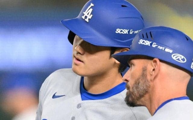 大谷翔平が４２試合連続出塁！ガーズマンからストレートの四球選ぶ　イチローが持つ日本勢最多記録へあと１試合　投打同時出場で偉業に並ぶゲームに