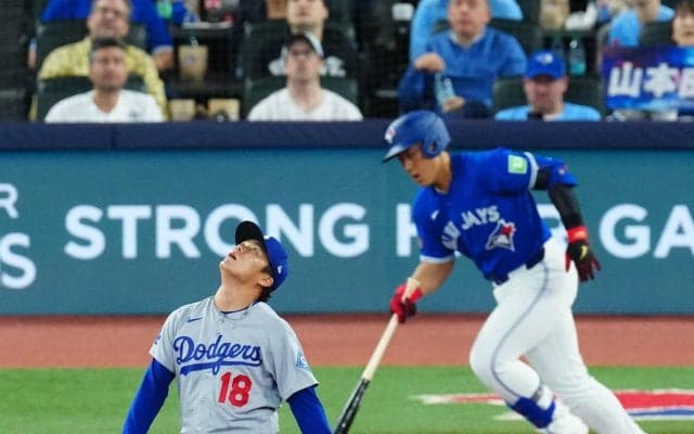 山本由伸、２回は無死二塁のピンチ招くも無失点　岡本和真とのメジャー初対決は二飛で山本の勝ち