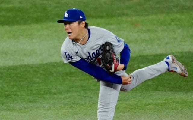 山本由伸、2勝目の権利　7回途中6K1失点で降板…12者連続アウトの好投、岡本は3の1