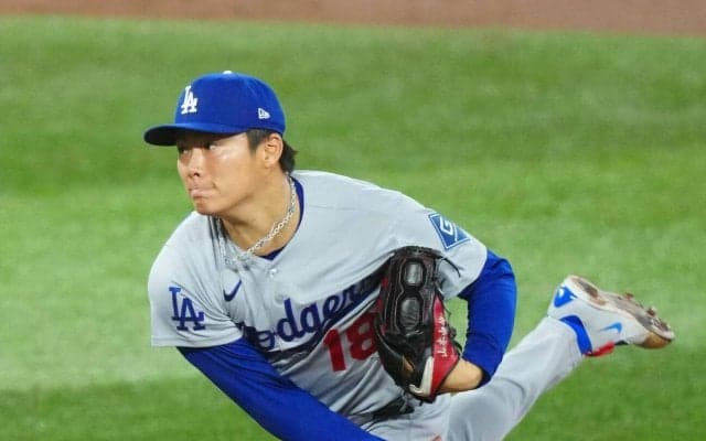山本由伸、６回に１点失うも最少失点で切り抜ける　“伝説の地”で快投し勝ち投手の権利得る