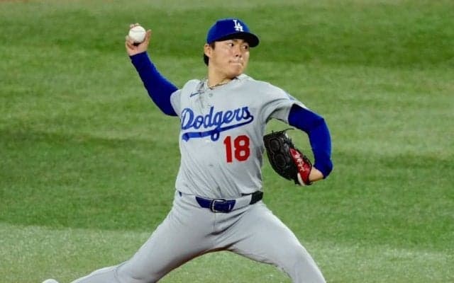 山本由伸、“WS再現”2勝目　7回途中6K1失点、Bジェイズにまたも快投…岡本は3の1