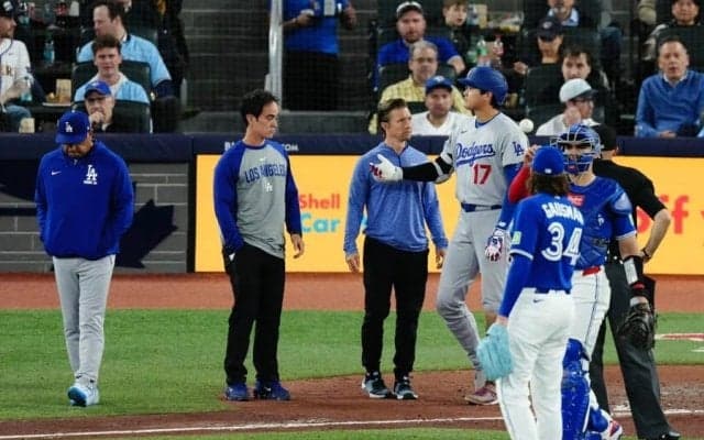 大谷翔平に「申し訳ないと…」　25歳新人捕手が大反省…突発した“事故”に沈痛