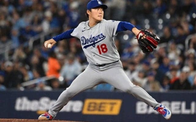 山本由伸が思わず笑顔「2つ救った」　殊勲の“立役者”に日米ファン興奮「神だわ」