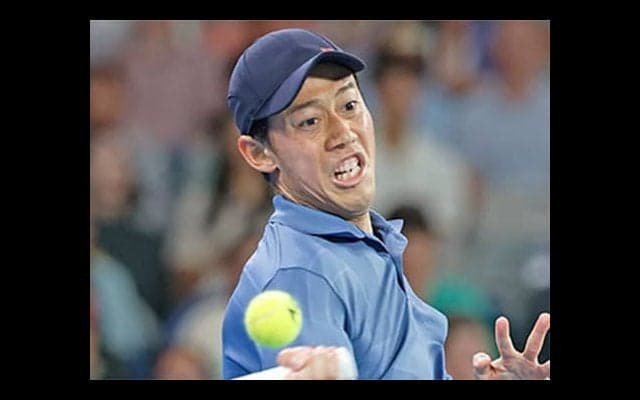  錦織圭の完勝劇、大物野球選手が観戦 