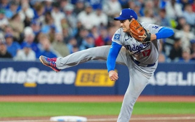 大谷翔平とブルージェイズ岡本和真との対決は大谷に軍配、３打数無安打に抑える