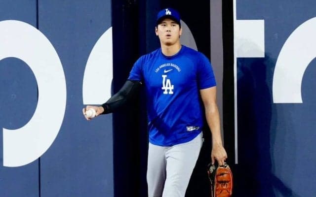 大谷翔平の快投は“謎特訓”の成果？　口元に不思議な一品…X疑問「想像を超えてくる」