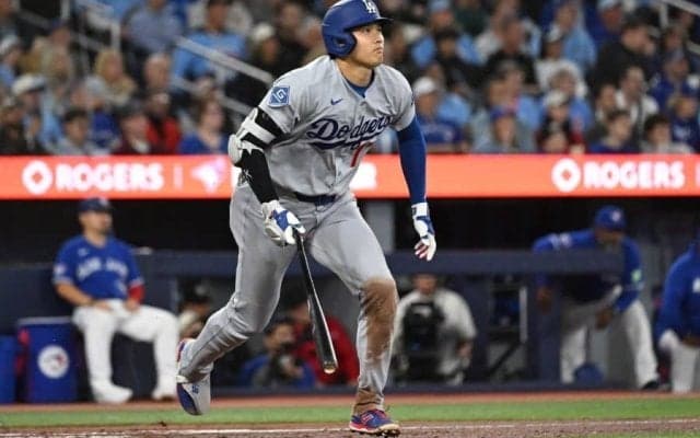大谷翔平の打席直前、捉えた“奇跡”の1枚　球団カメラマンが公開…カナダでの幻想的光景