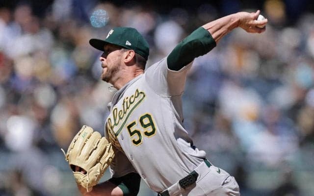 アスレチックスがヤンキース相手に47年ぶり１－０勝利　スプリングス７回１安打無失点の好投