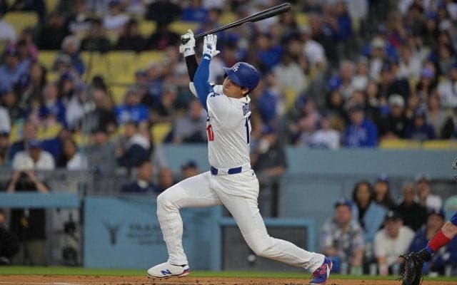 大谷翔平、第２打席は二ゴロ　出塁すればイチロー超え連続試合出塁の日本選手新記録