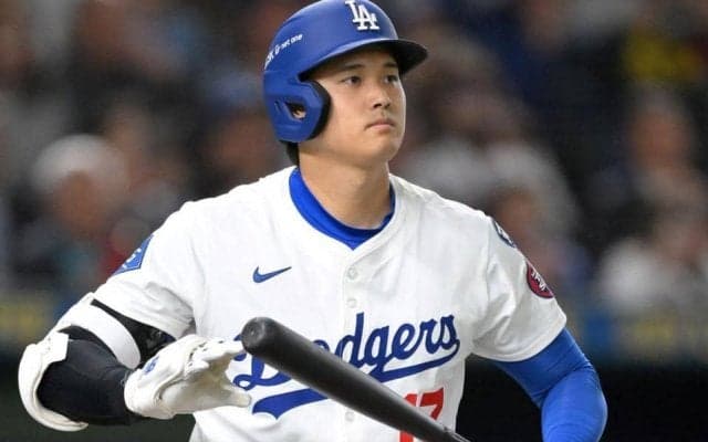 ドジャース　大谷４打席目は申告敬遠　本拠地ドジャースのファンが大ブーイング　異様なムードに