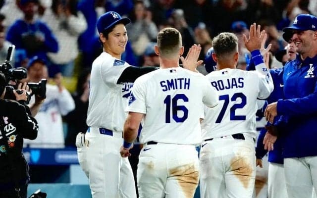 ド軍マンシーのサヨナラ弾で10勝一番乗り　大谷翔平は1安打2出塁…日本人最長44試合連続出塁