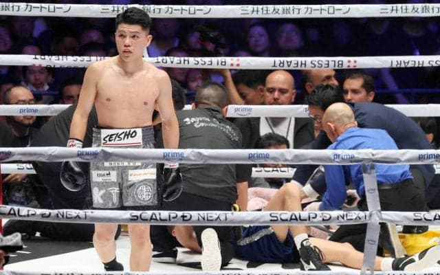 【ボクシング】坪井智也は相手が２回負傷で無効試合に ゲバラは試合後病院へ搬送