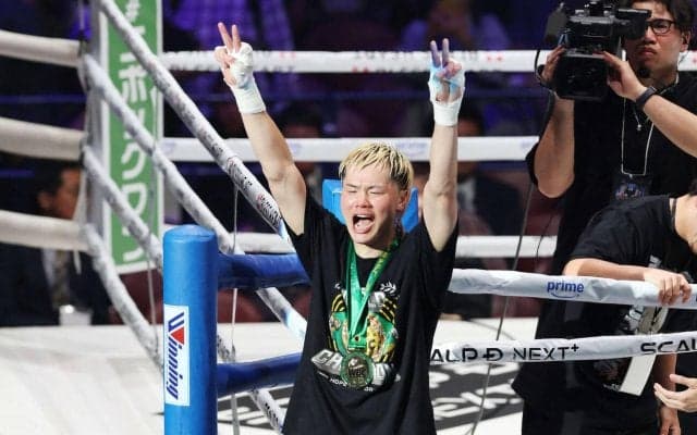 【ボクシング】那須川天心「泣いてないよ。泣いてない、泣いてない」元２階級王者撃破／一問一答