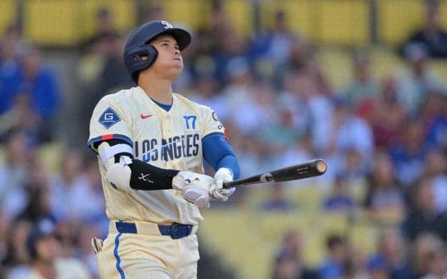 大谷翔平、初の先頭打者弾返し　通算25本、打てば勝率72％