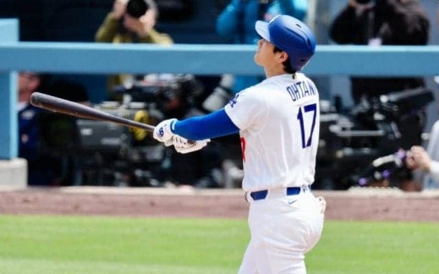 大谷翔平、2戦連発5号　デグロム撃ちの先頭打者弾…46試合連続出塁を継続、佐々木朗希を援護