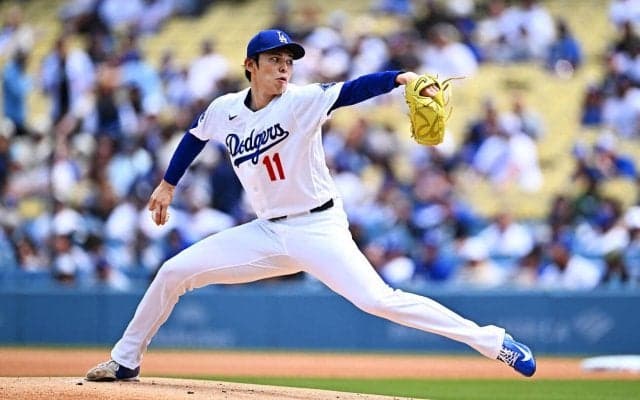 ロバーツ監督「正しいミスならどの打者にも通用する」佐々木朗希、毎回の５四球で４回２失点