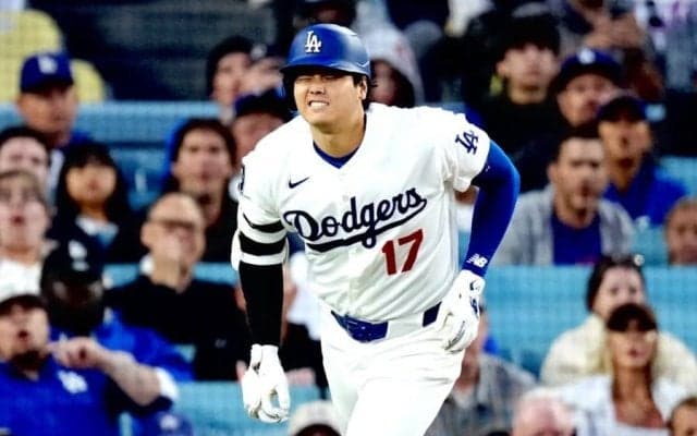 大谷翔平、死球で47試合連続出塁に更新　苦悶表情に球場ブーイング、球団4位タイ記録