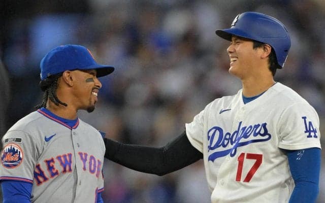 大谷翔平、右肩肩甲骨へ死球後も試合出場　第2打席は外角低めのスライダーに空振り三振