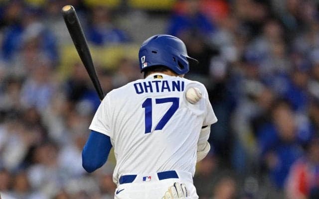 大谷翔平は４打数無安打１死球　第５打席スライダーを打ち損じて右飛　連続試合出塁は47に